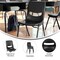 Emma and Oliver Jacobs Stackable Flex Comfort Classroom Chair with Ergonomic Flex Back and Heavy-Duty, Powder-Coated Steel Frame